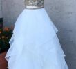 White Ball Gowns for Debutante Best Of O Neck White Tulle Floor Length Prom Dress Ball Gown with