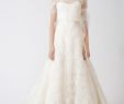 White by Vera Wang Short Sleeve Lace Wedding Dress Luxury Vera Wang