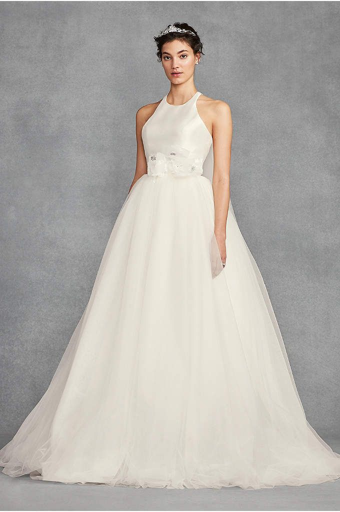 White by Vera Wang Short Sleeve Lace Wedding Dress Luxury Vw Wedding Dresses
