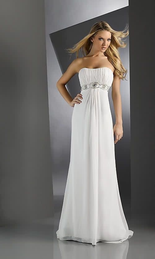 White Debutant Dresses Best Of Robe De soiree Longue Sans Bretelle Blanche