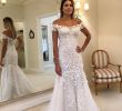 White Gowns Cheap Fresh F the Shoulder White Mermaid Wedding Dresses Lace Wedding