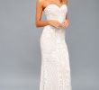 White Sequin Wedding Dresses Inspirational Olivia White Sequin Strapless Maxi Dress