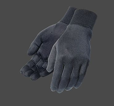 White Silk Gloves New tour Master Silk Glove Liner Black Cruisers
