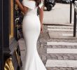 White Trumpet Dress Inspirational 24 Trumpet Wedding Dresses that are Fancy & Romantic