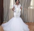 Wholesale Wedding Dresses Suppliers Awesome 2019 African Y Lace Mermaid Wedding Dress Long Illusion Sleeve Bridal Gowns Floor Length Lace Applique Beads Vestido De Novia