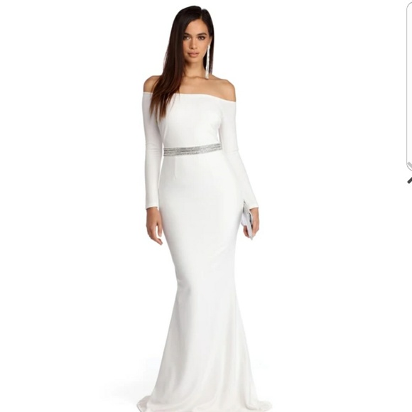Windsor Plus Size Dresses Unique Windsor Lauren Ivory F the Shoulder Jewel Dress