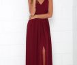 Wine Colored Bridesmaid Dresses Best Of Show Of Decorum Wine Red Maxi Dress In 2019