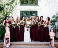 Wine Colored Bridesmaid Dresses New Refined Burgundy and Blush Spring Wedding Colors for 2019
