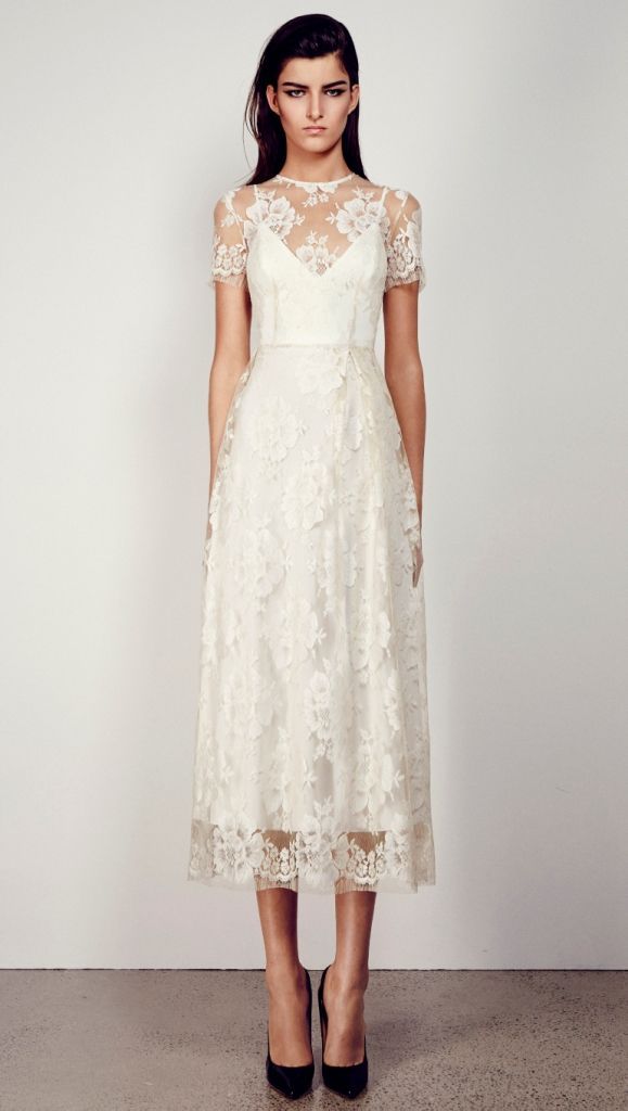Winter Courthouse Wedding Dress Lovely Short Wedding Dresses Gabriel French Lace Midi