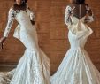 Wish Wedding Dresses Awesome Y Bow Mermaid Wedding Dresses for African Nigerian Women Bride New 2019 Full Lace Applique Beads Illusion Long Sleeves Bridal Gowns Dress