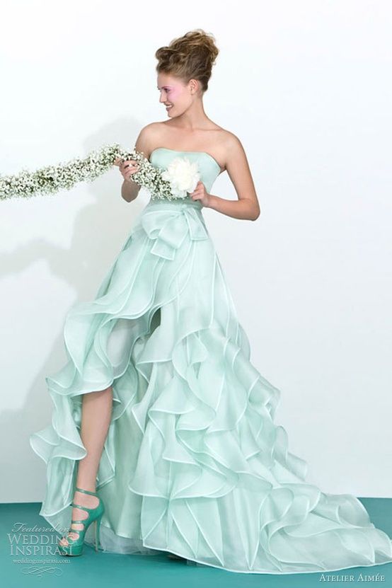 beach wedding gown beautiful green ombre wedding dress lovely media cache ec4 pinimg originals 0d