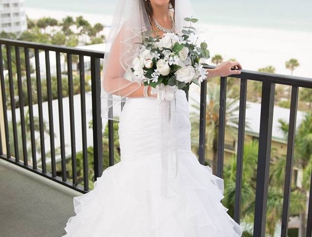 Www David Bridal Com Lovely David S Bridal Collection organza Mermaid Wedding Dress with Ruffled Skirt Wedding Dress Sale F