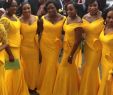 Yellow Wedding Dresses Bridesmaids Beautiful Cheap Nigerian Bridesmaid Dresses 2016 New Yellow Mermaid Spring Maid Of Honor Gowns Peplum High Quality Wedding Party Dresses Ba1078