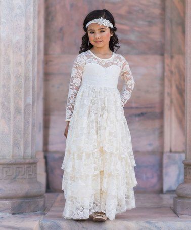 Zulily Wedding Dresses Lovely Look What I Found On Zulily Ivory Lace Coralee Dress